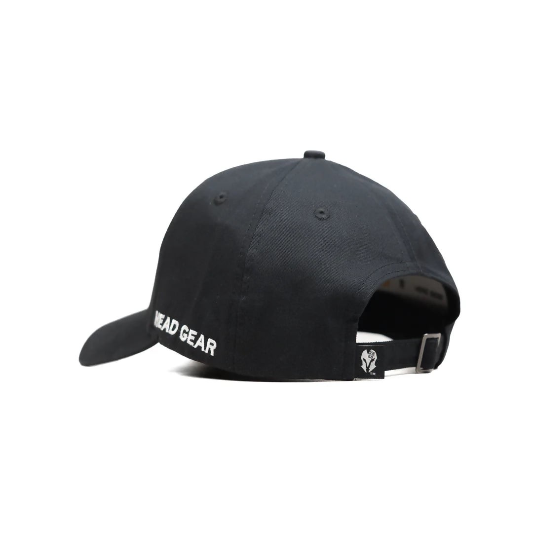 HEAD GEAR BLACK STRUCTURED CAP