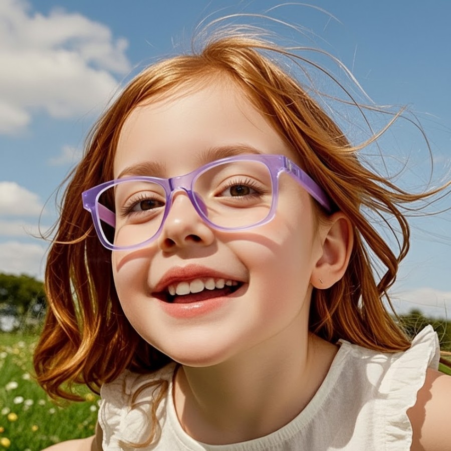 New Children’s Anti-Blue Light Glasses Square Frame