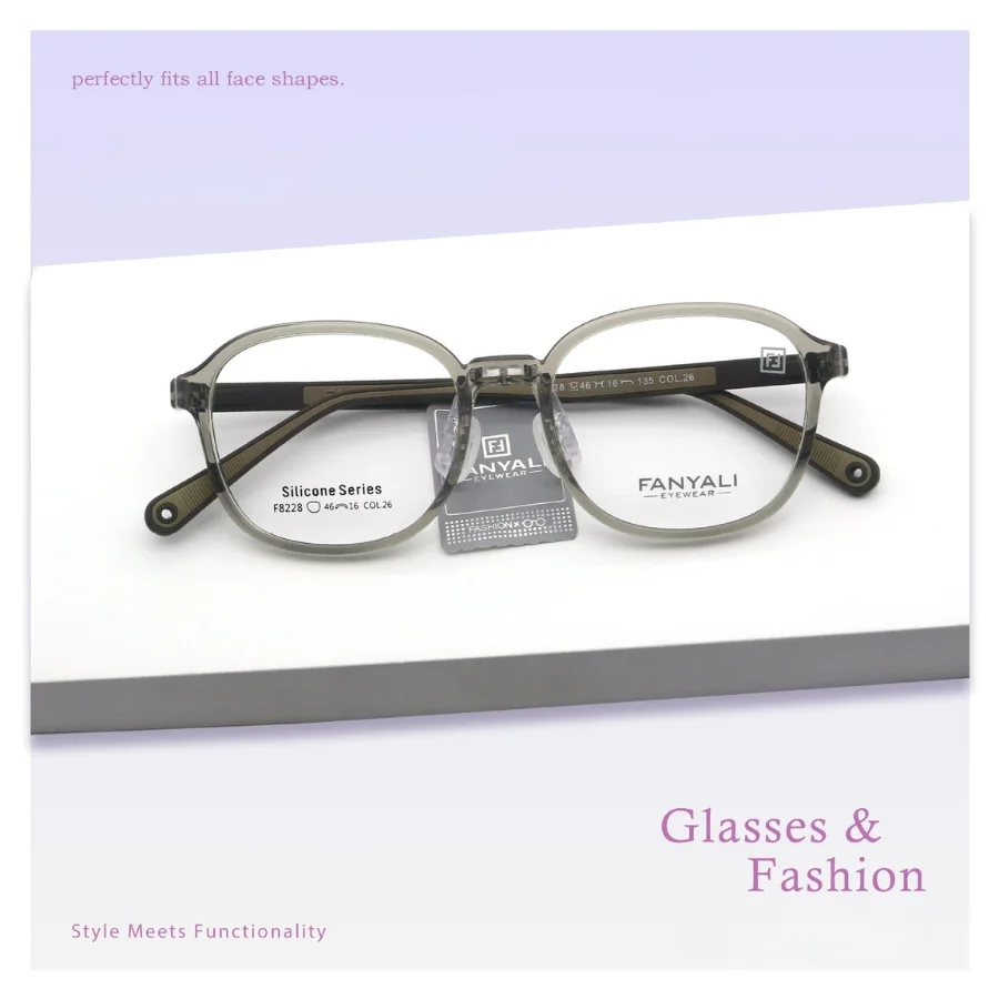 Ultralight Acetate Nylon Hybrid Frame Sunglasses