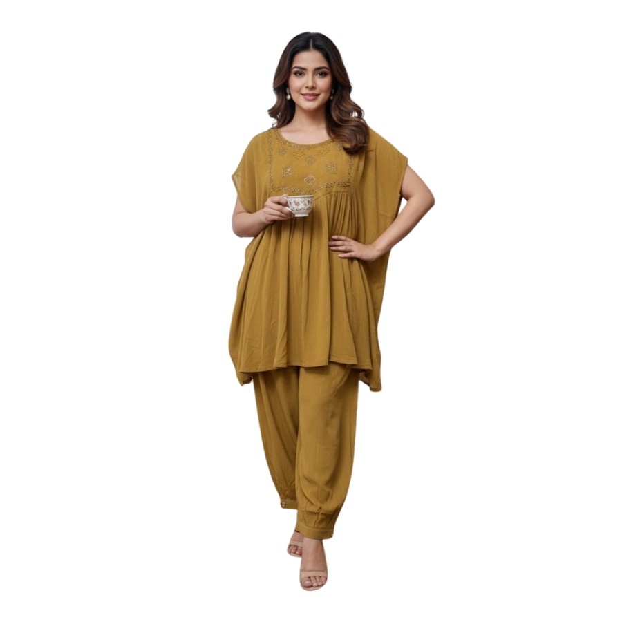 Serene Grace Co-ord Set – Curian Premium Cotton Collection