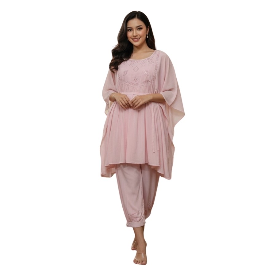 Serene Grace Co-ord Set – Curian Premium Cotton Collection